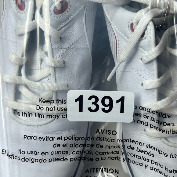 Men’s Worn Once? Footjoy FJ Pro S/L Size 8 Spikeless Golf Shoes White Blue - Picture 14 of 14